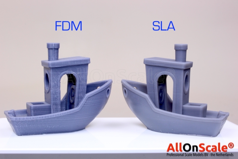 FDM Vs SLA Explained | Professional Scale Models BV