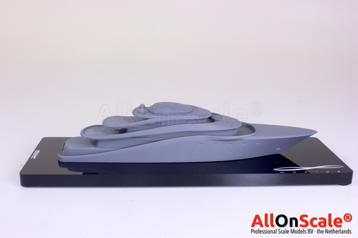 3D-printed Yacht design study | AllOnScale Technical Scalemodels